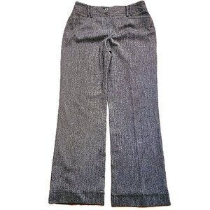 Reitmans Y2K brown tweed wide leg pants